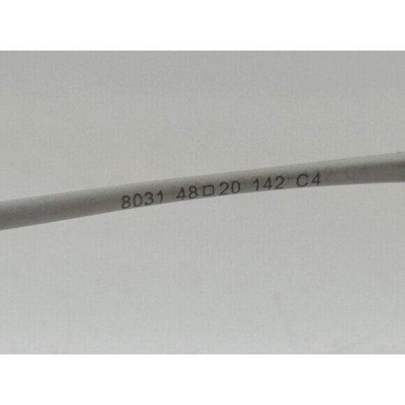 Round Clip-On Model 8031 48-20-142 White & Gold Sunglass / Eyeglass Frames - Picture 5 of 6